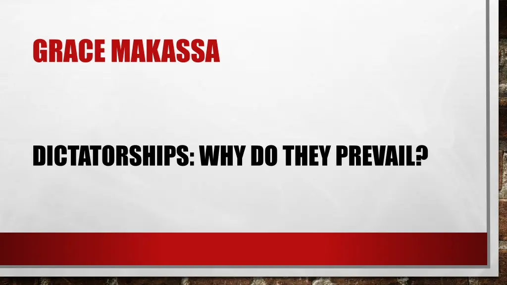 grace makassa