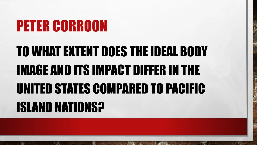 peter corroon
