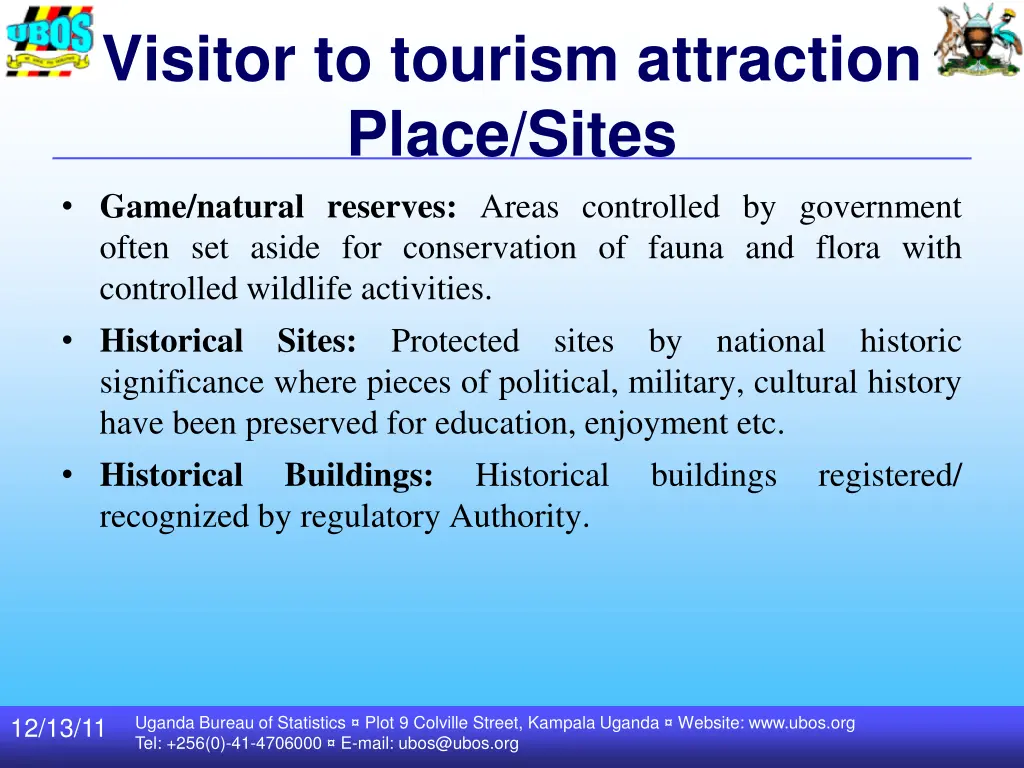 visitor to tourism attraction place sites game