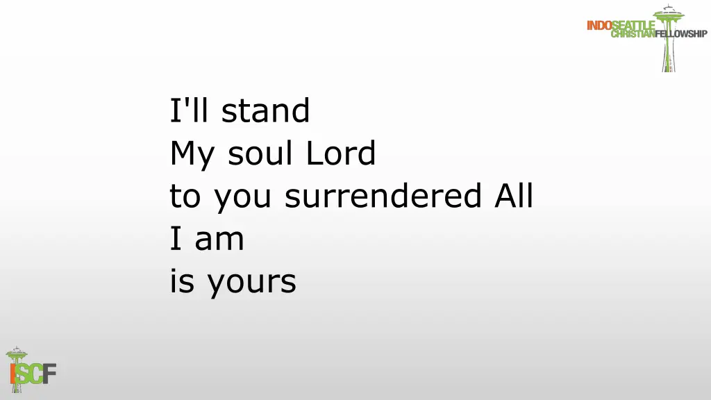 i ll stand my soul lord to you surrendered 2