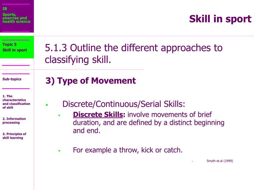 ib sports exercise and health science 10