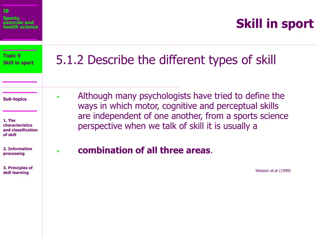ib sports exercise and health science 3