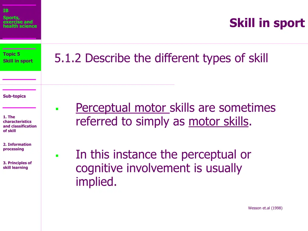 ib sports exercise and health science 4