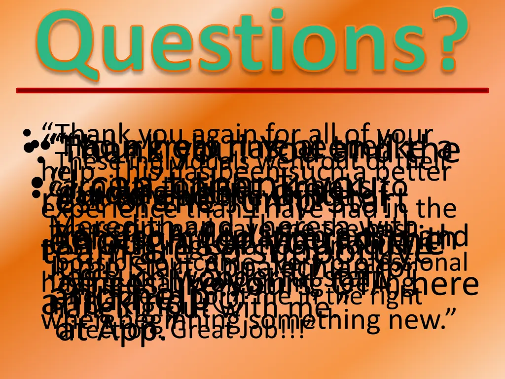 questions