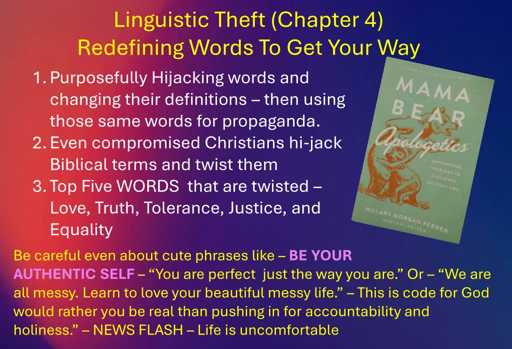 linguistic theft chapter 4 redefining words