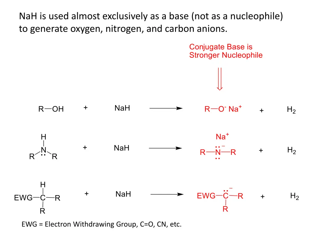 nah is used almost exclusively as a base