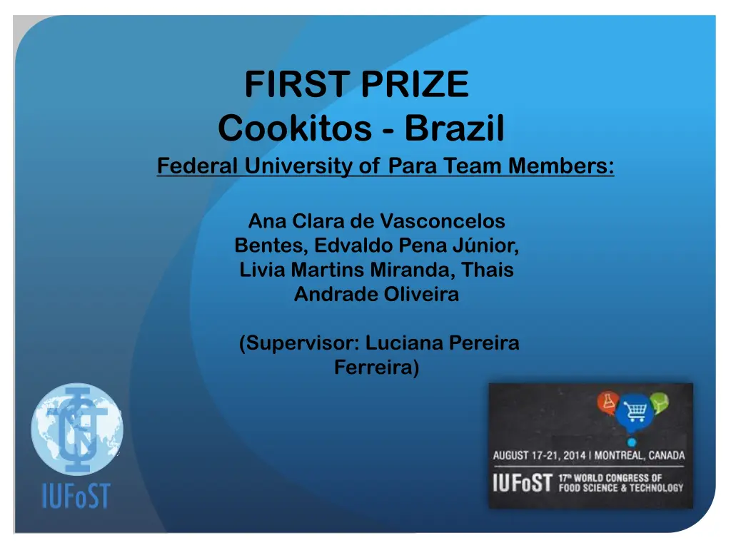 first prize cookitos brazil federal university