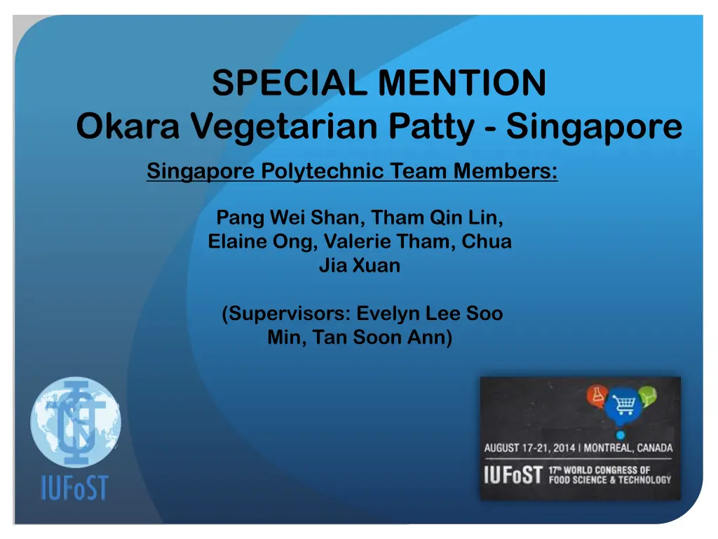 special mention okara vegetarian patty singapore