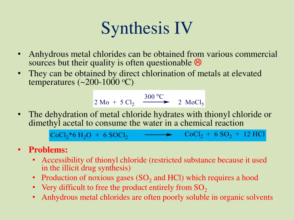 synthesis iv