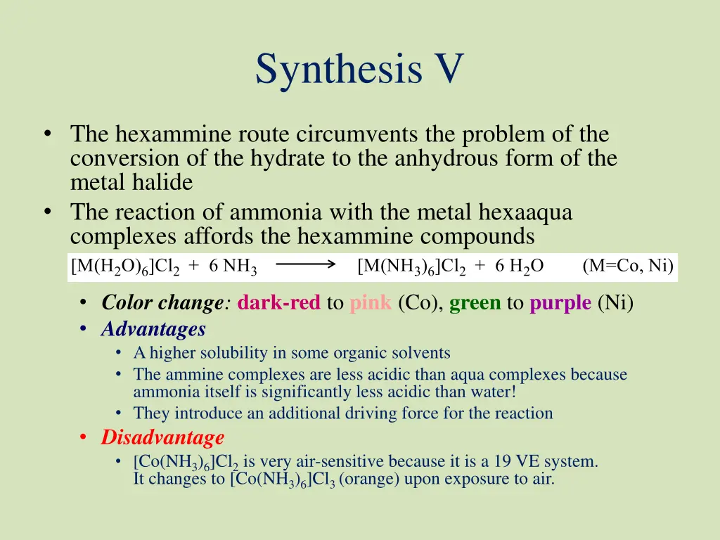 synthesis v