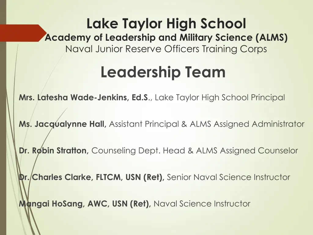 lake taylor high school academy of leadership 1