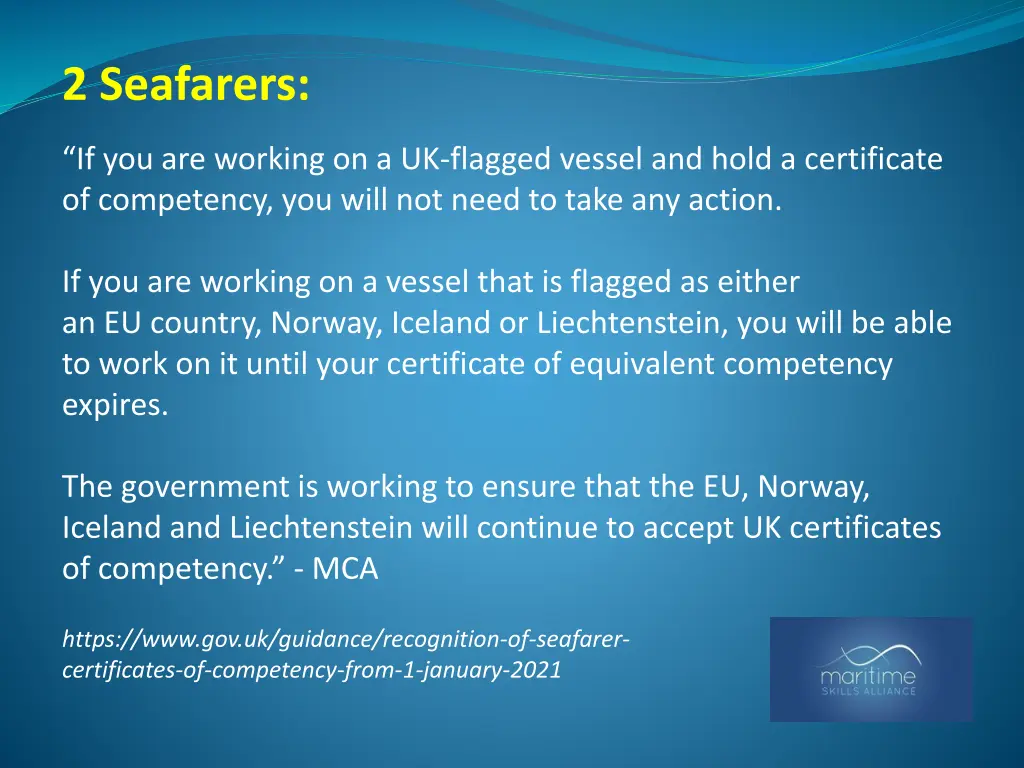 2 seafarers