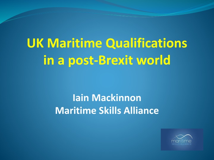 uk maritime qualifications in a post brexit world