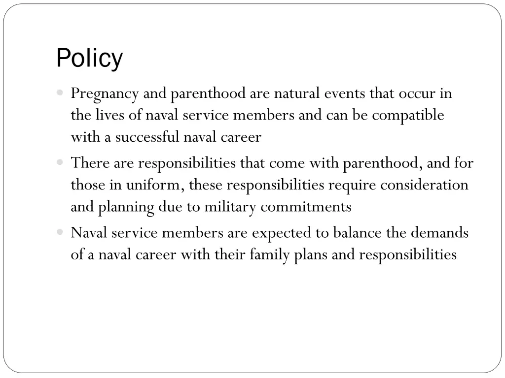 policy 1