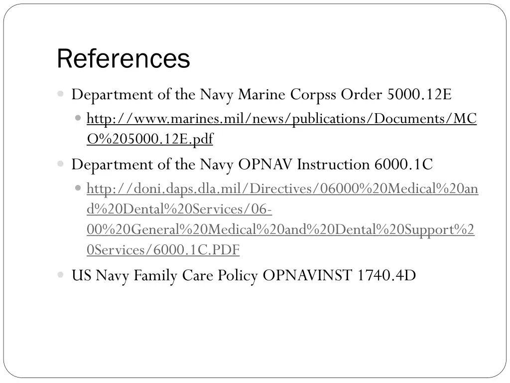 references