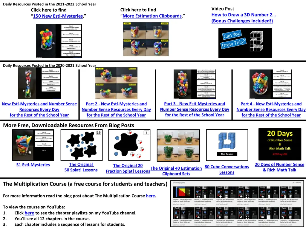 daily resources posted in the 2021 2022 school 2