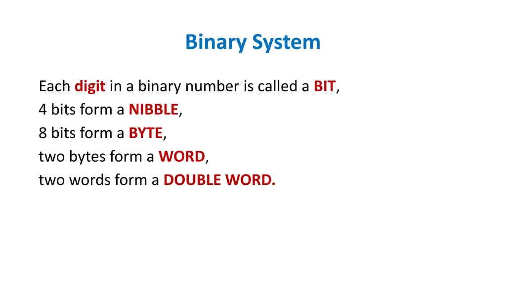 binary system 1