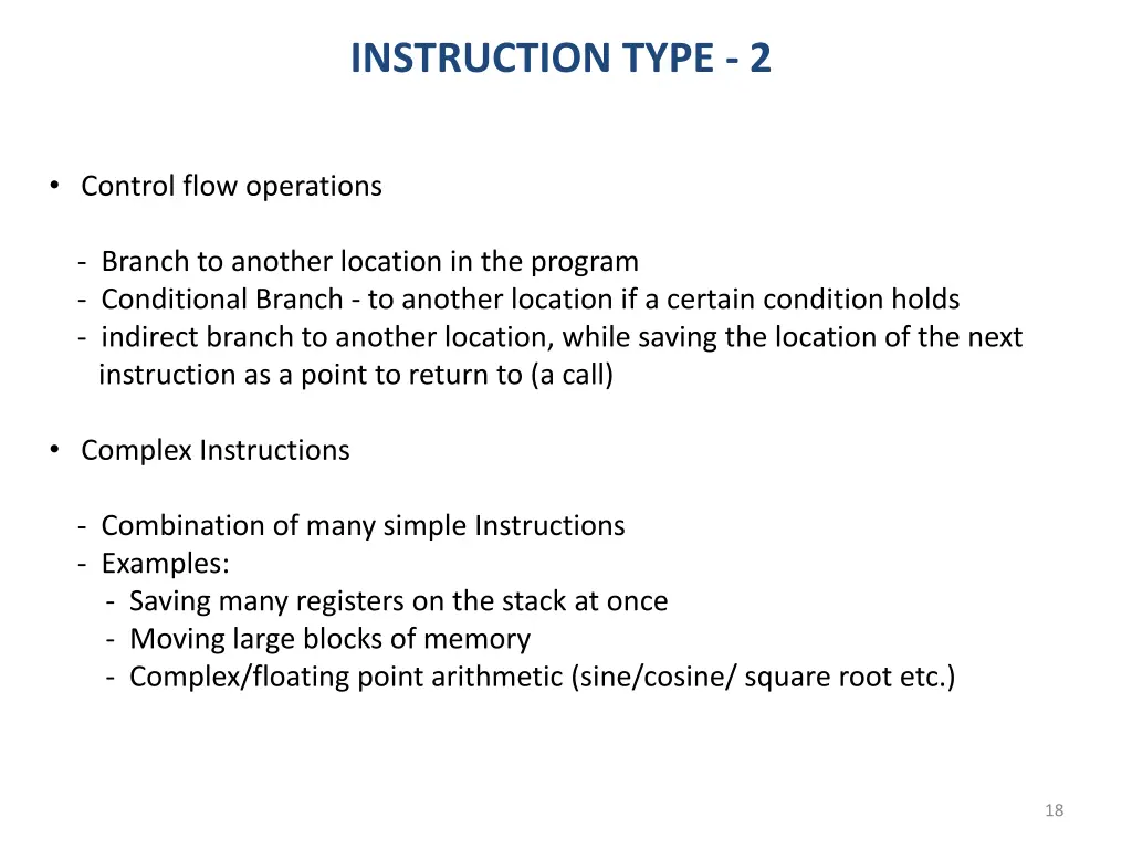 instruction type 2