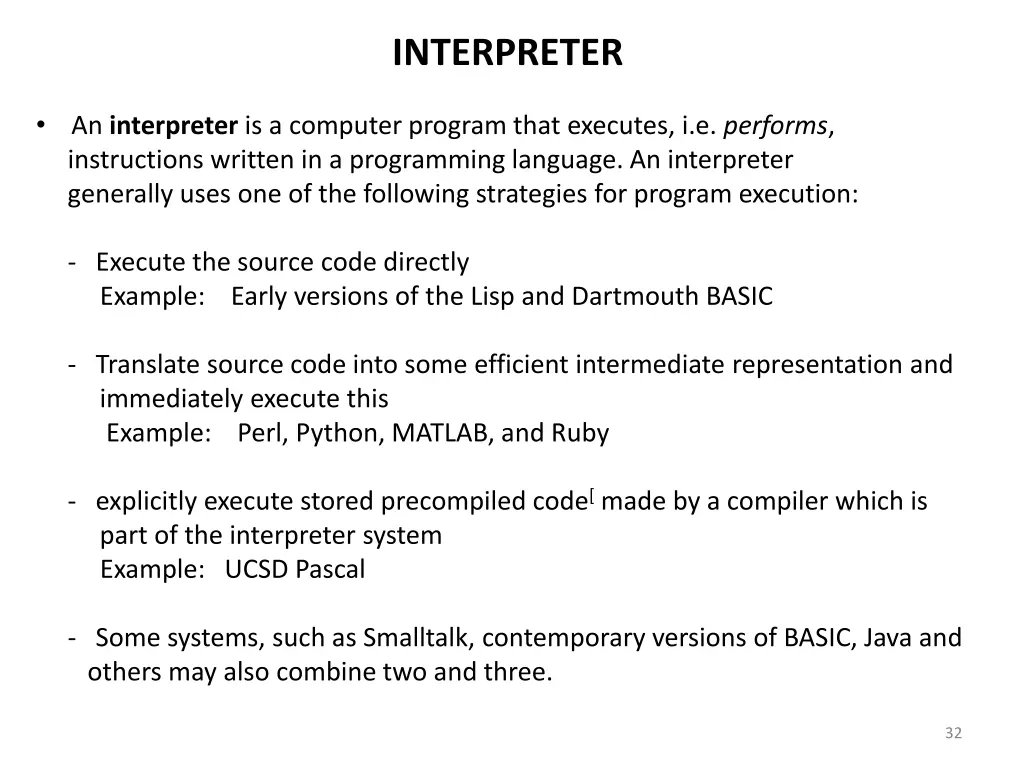 interpreter
