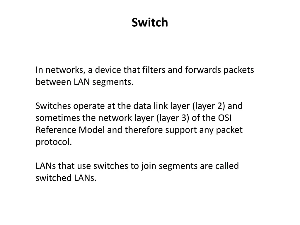 switch