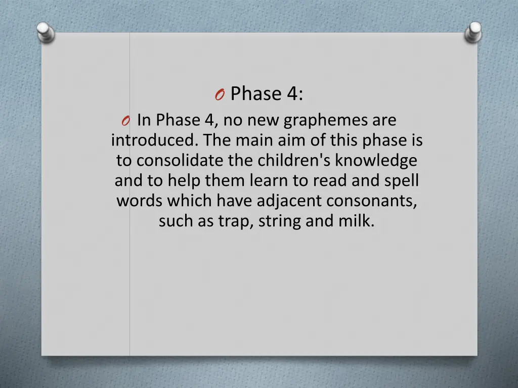 o phase 4