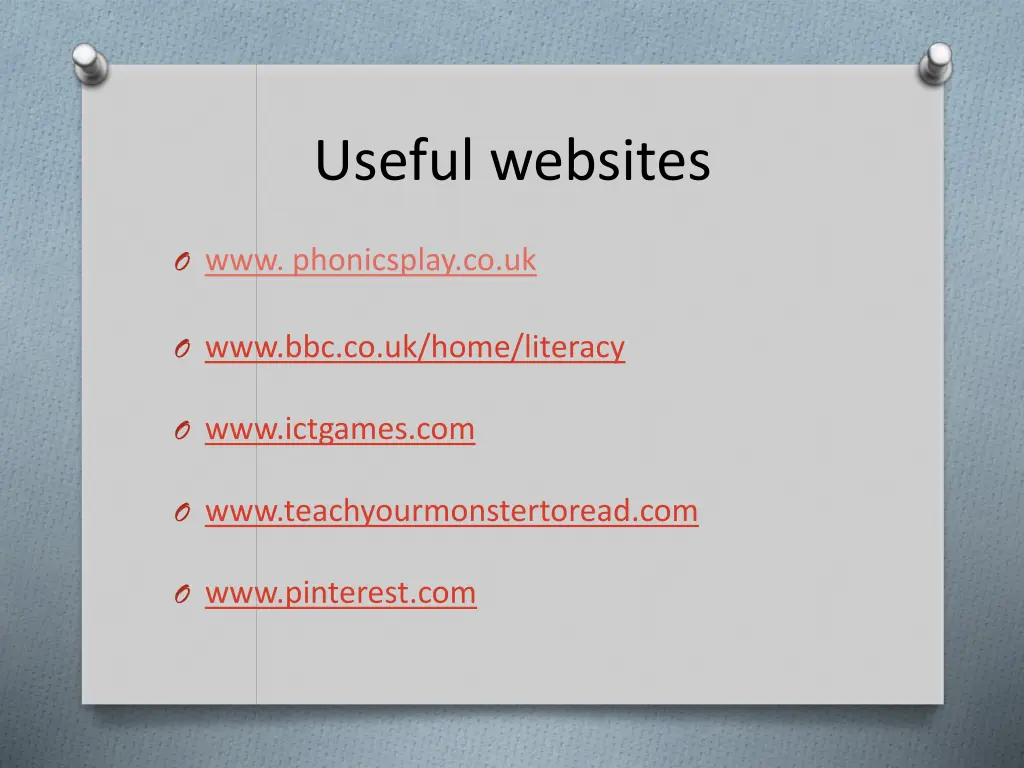 useful websites