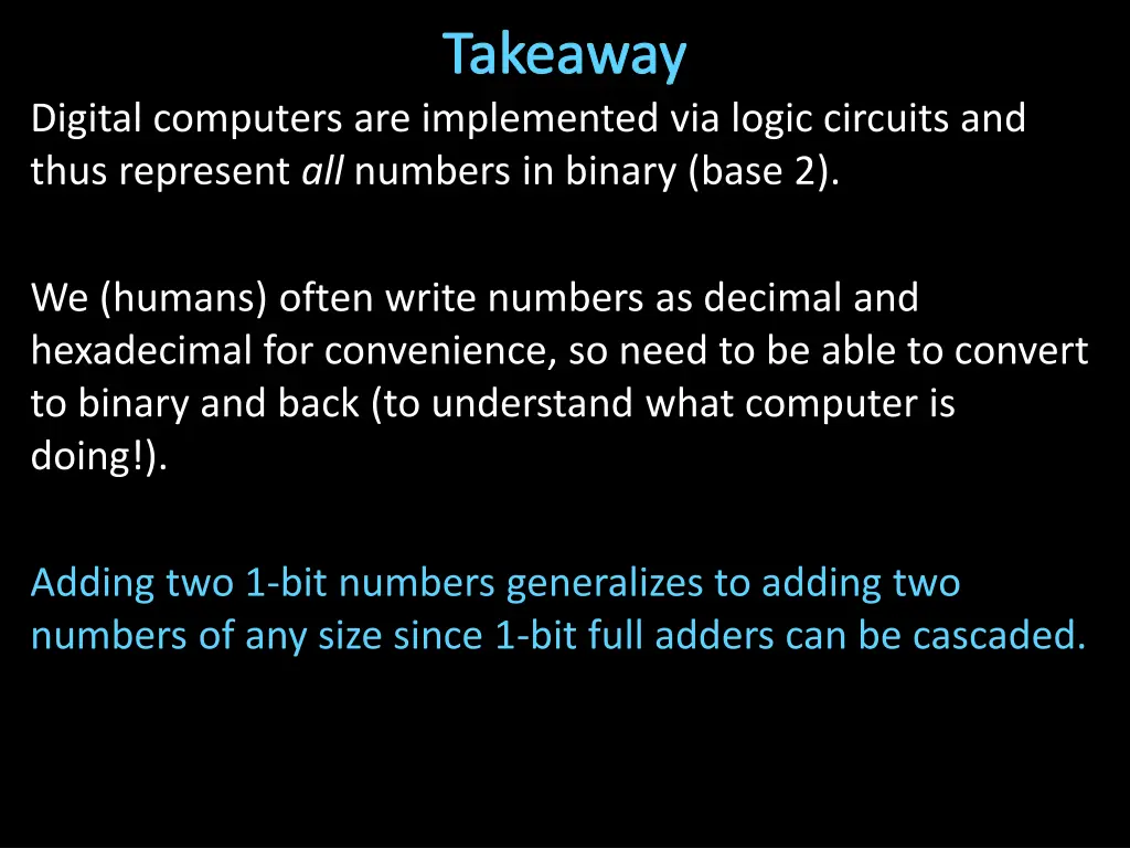 takeaway 1