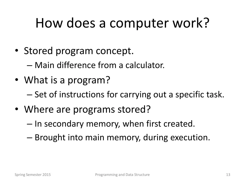 how does a computer work