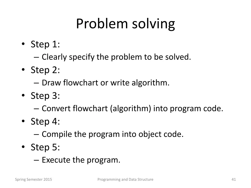 problem solving
