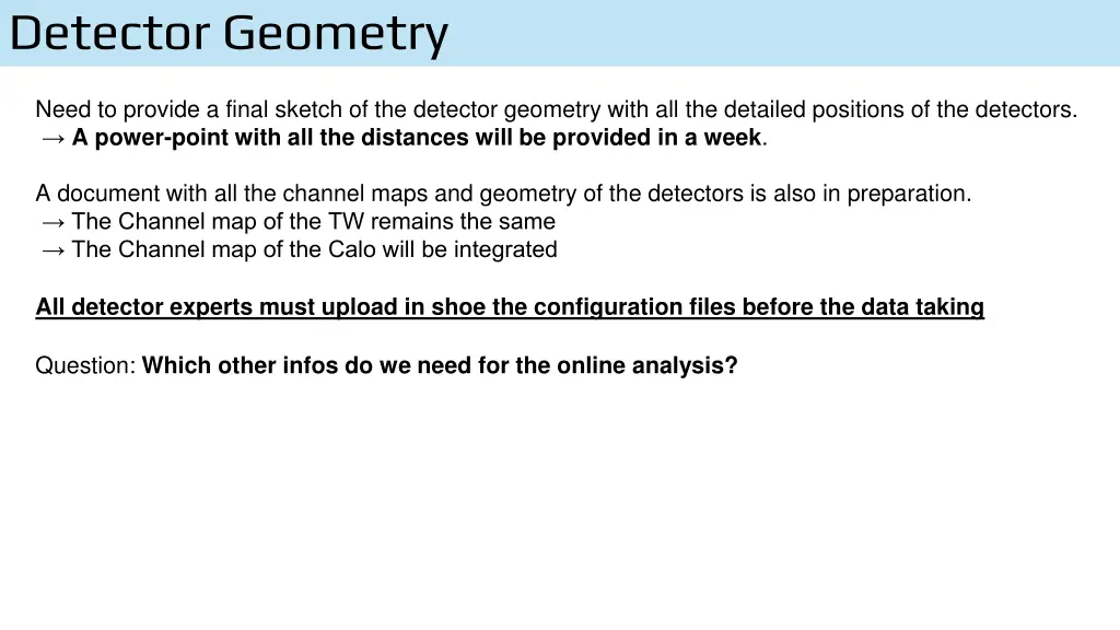 detector geometry