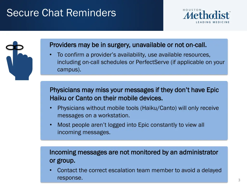 secure chat reminders