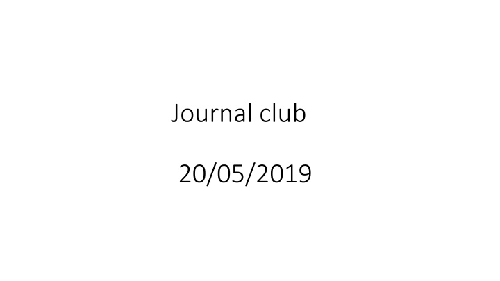 journal club
