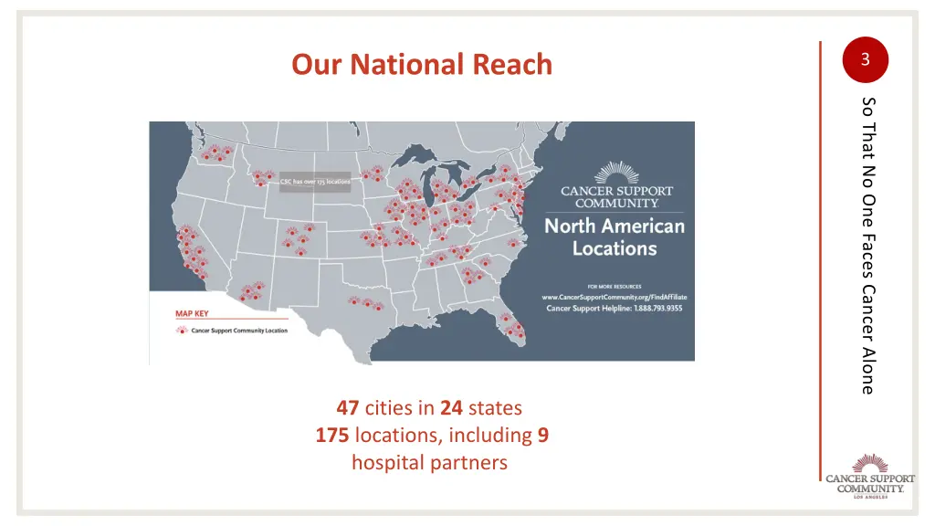our national reach