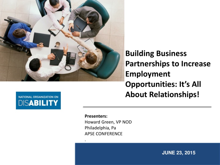 building business partnerships to increase