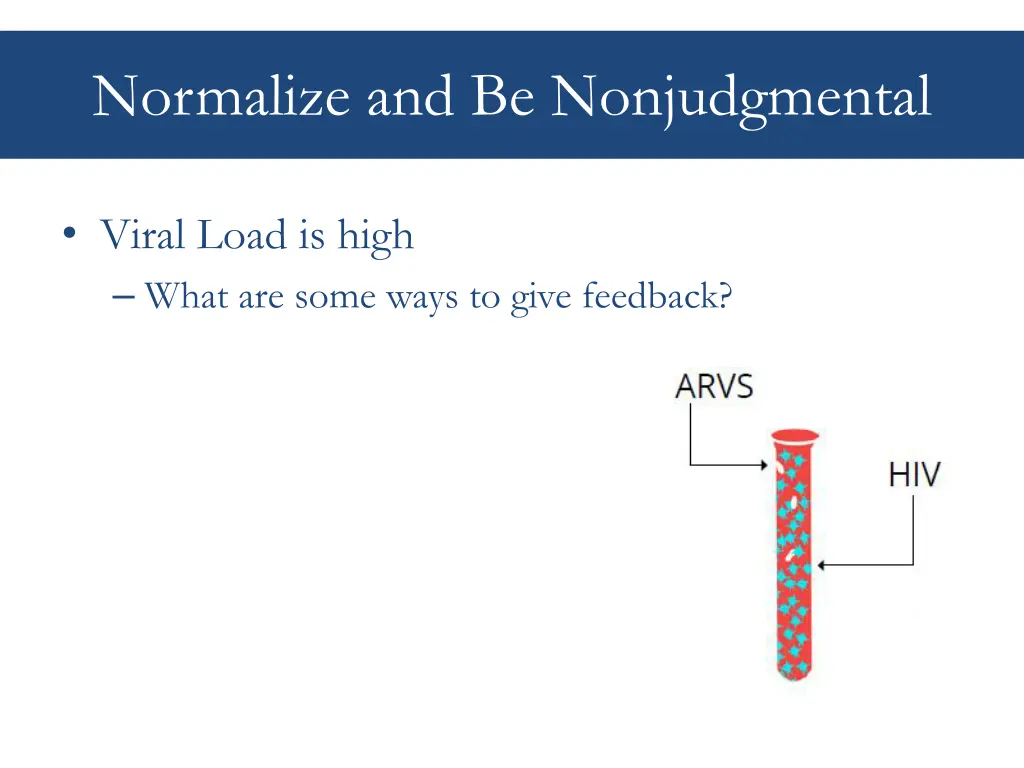 normalize and be nonjudgmental 4
