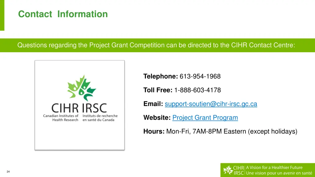 contact information