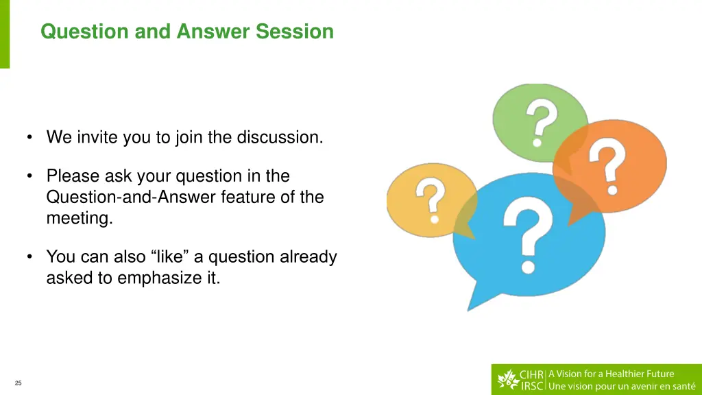 question and answer session