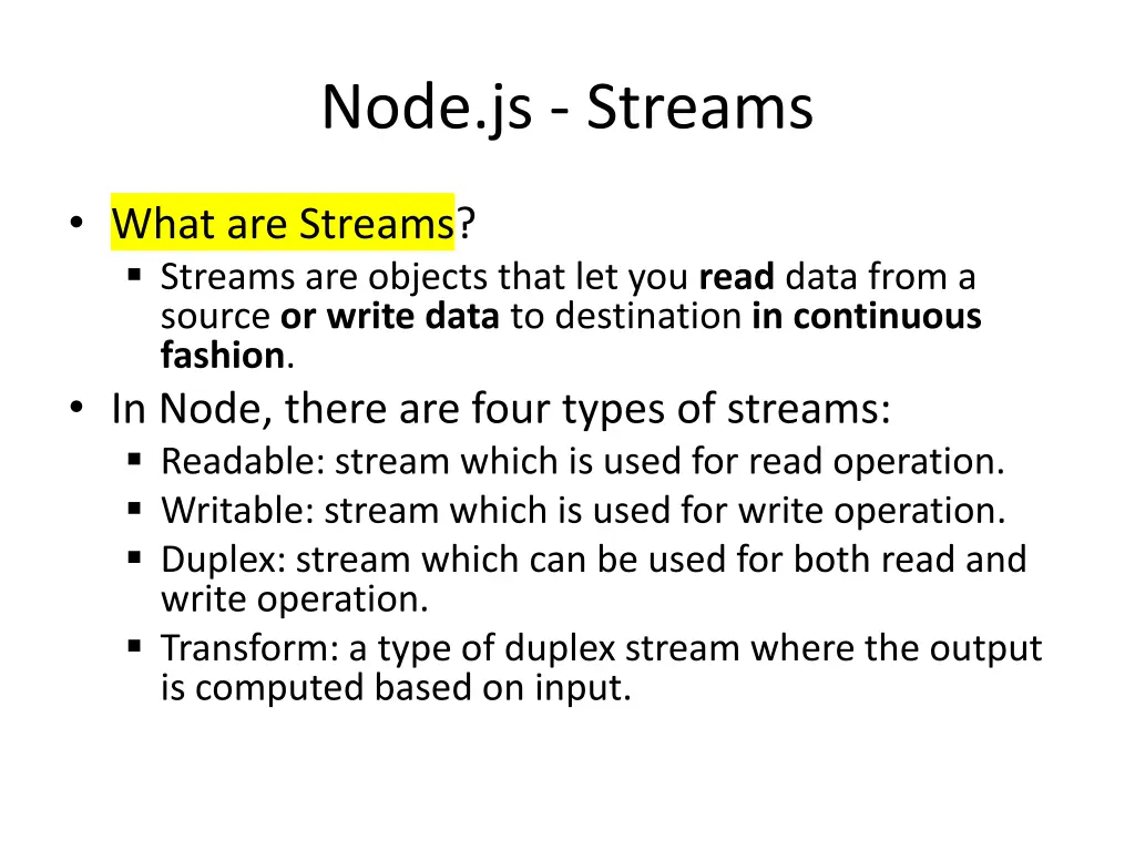 node js streams