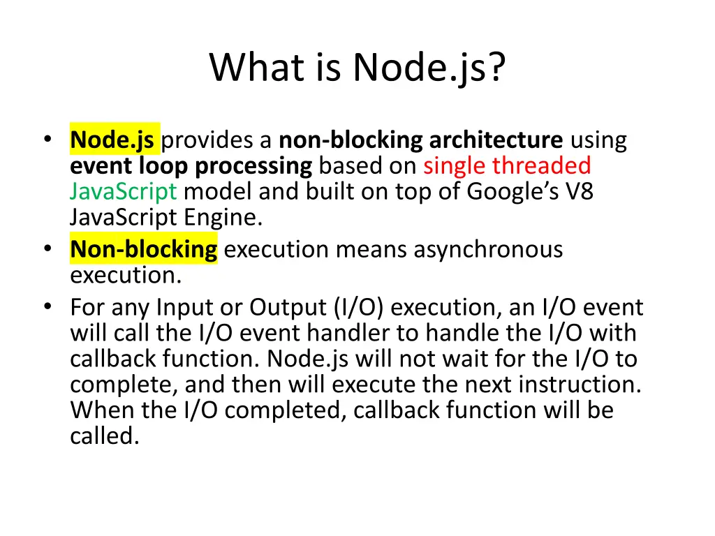 what is node js