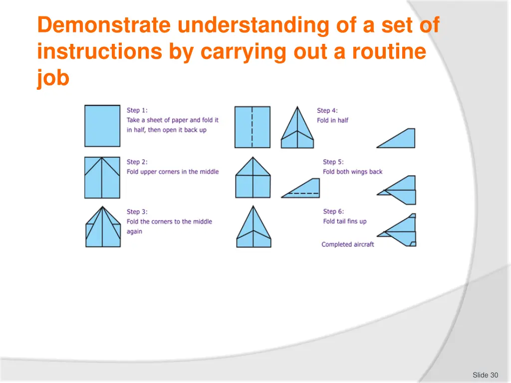 demonstrate understanding 1