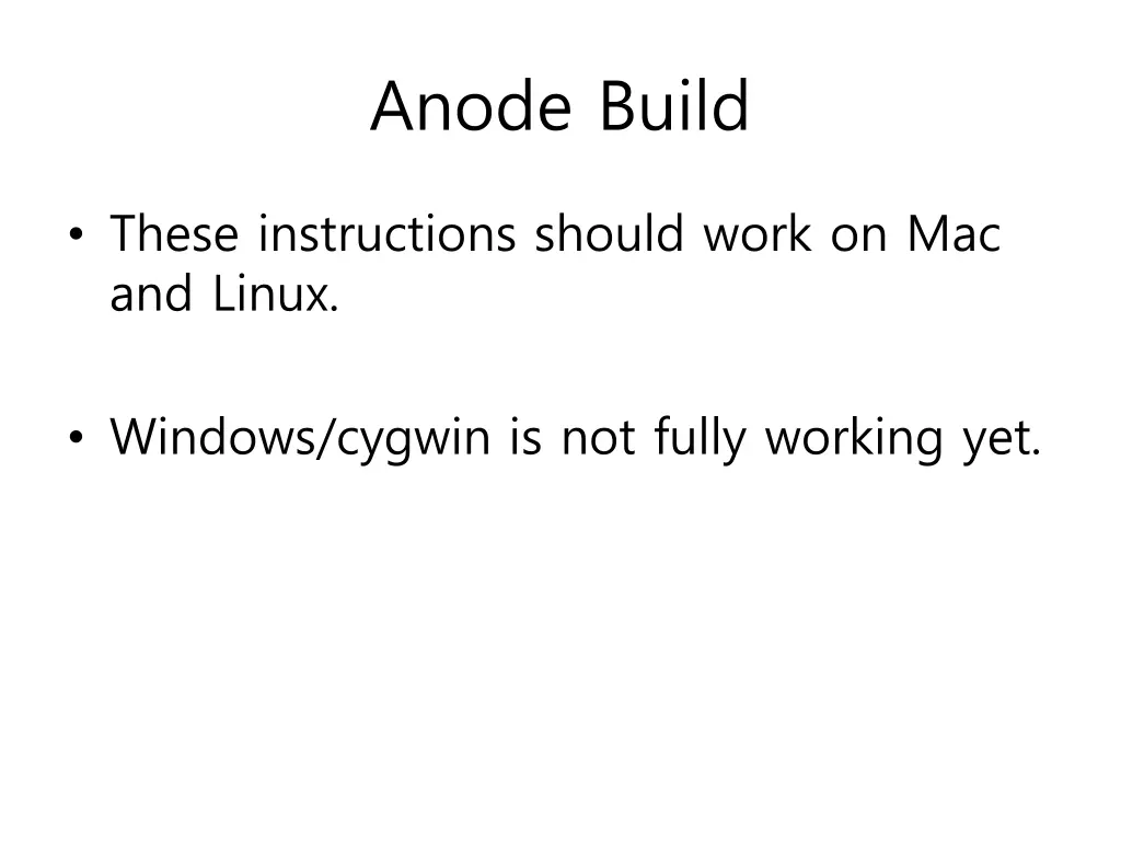 anode build