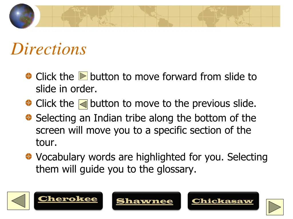 directions