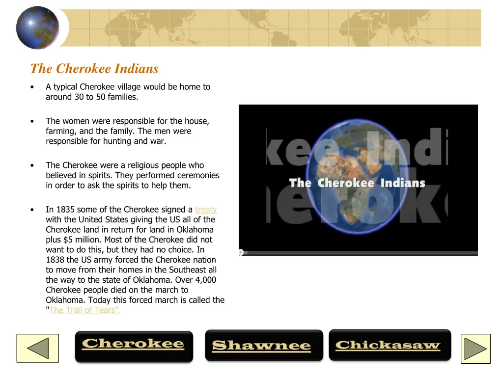 the cherokee indians