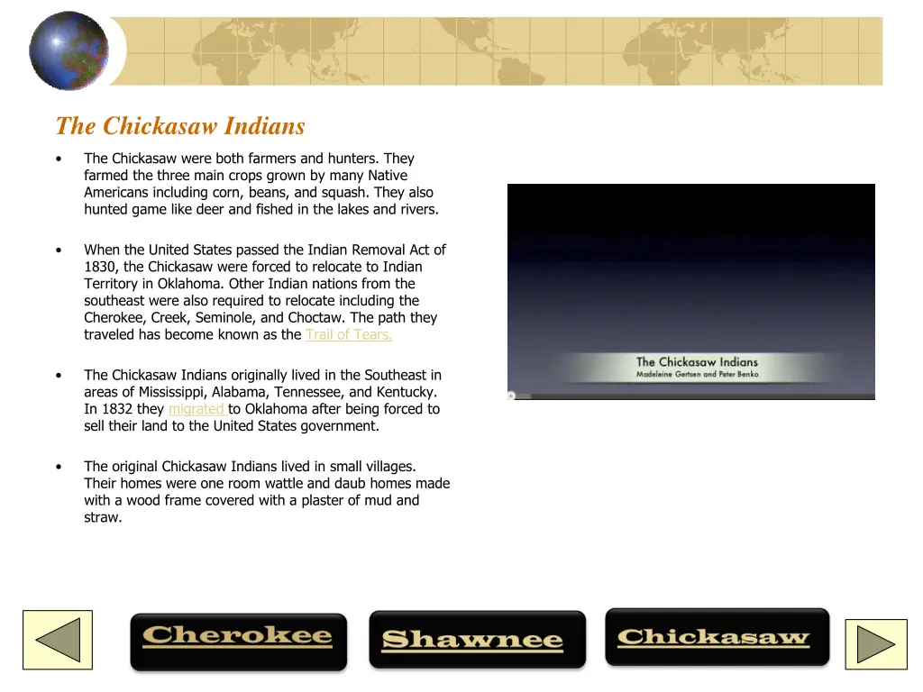 the chickasaw indians