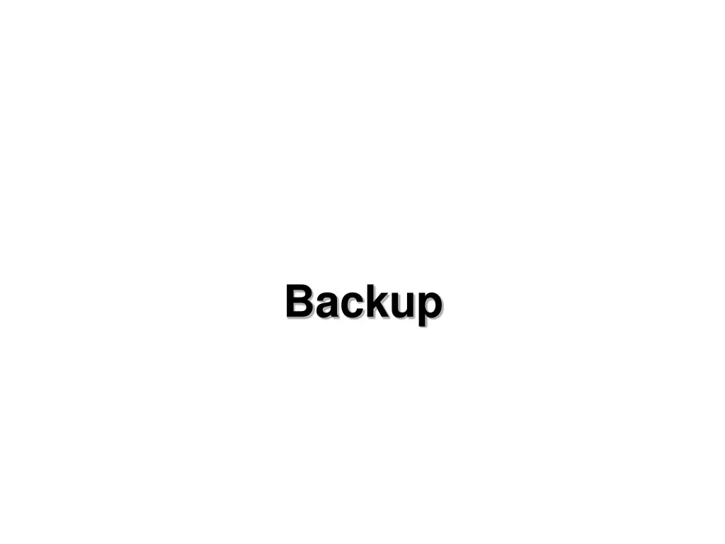 backup