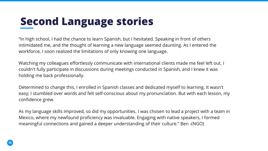 second language stories 2