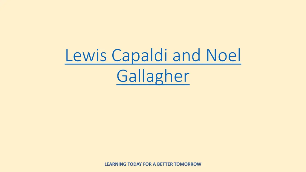 lewis capaldi and noel gallagher