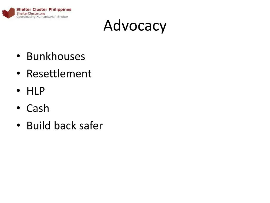 advocacy