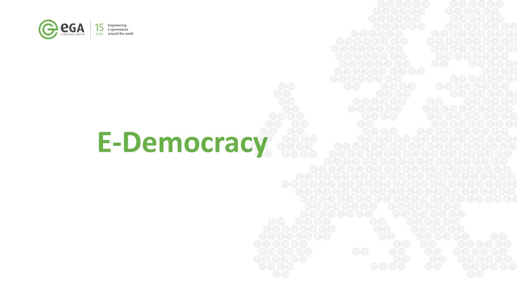 e democracy