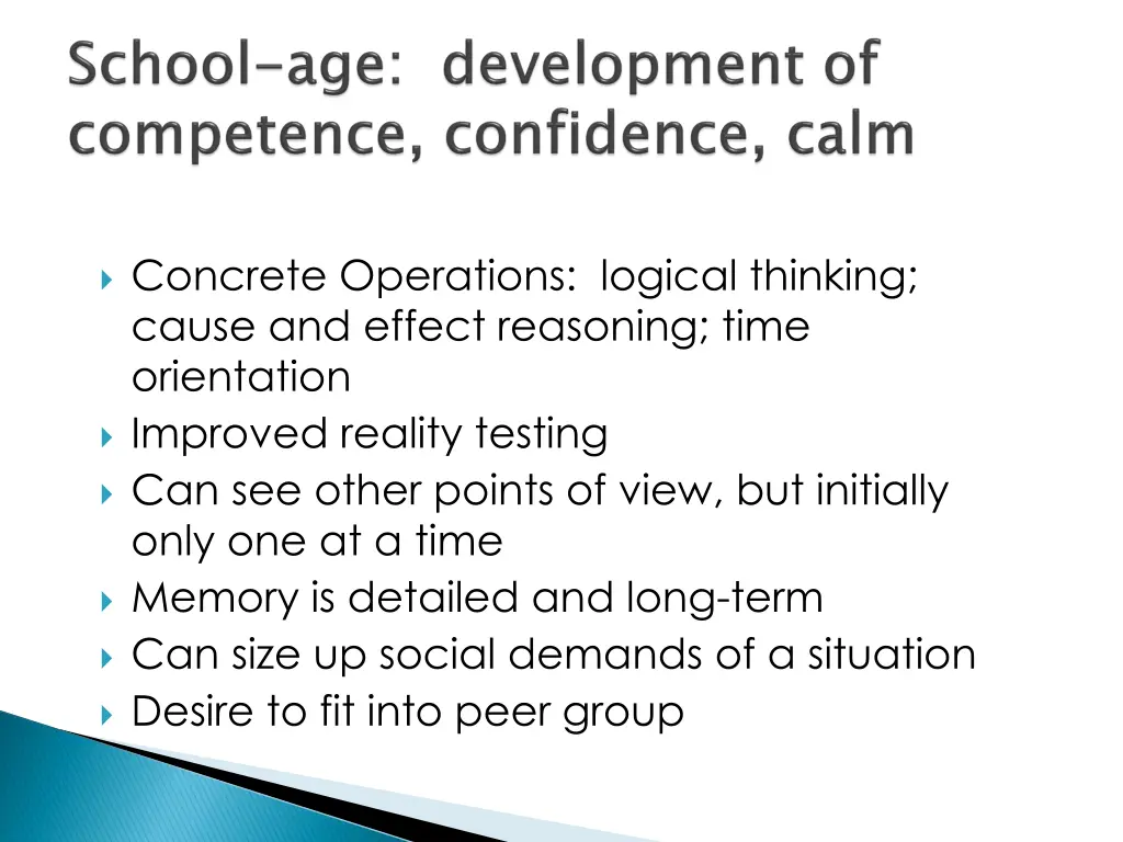 concrete operations logical thinking cause